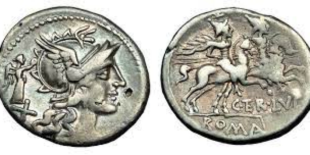 C Terentius Lucanus Ar Denarius