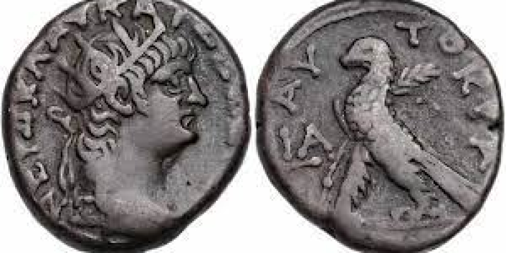 EGYPT, Alexandria. Nero. AD 54-68. BI Tetradrachm. Toned. VF+ Zoom inZoom inZoom outZoom outGo homeGo home zoom view EGYPT, Alexandria. Nero. AD 54-68. BI Tetradrachm. 26,0 mm, 12,25 gr. Dated