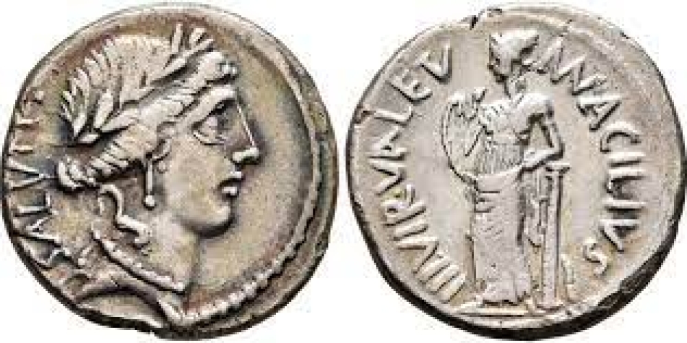 Man Acilius Glabrio Ar Denarius