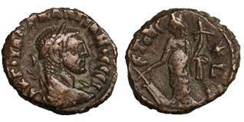 Diocletian BI Tetradrachm of Alexandria, Egypt. Dated RY 3 = AD 286/7 Rare. XF