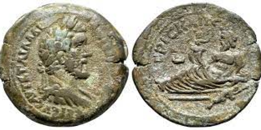 Antoninus Pius (138-161). Egypt, Alexandria. Æ Drachm – year 13 – R/ Nilus – RARE