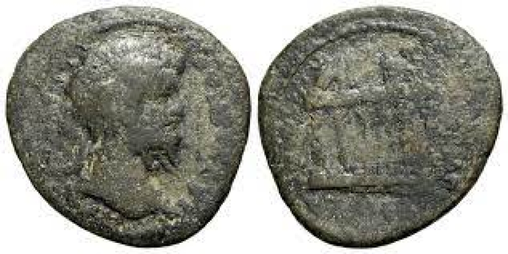 Septimius Severus (193-211). Pontus, Zela. Æ – R/ Temple