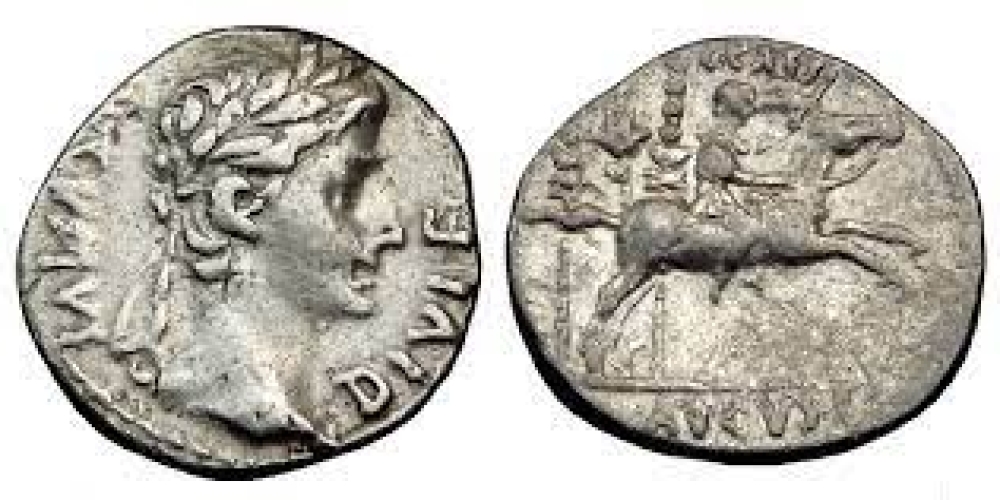Augustus Ar Denarius