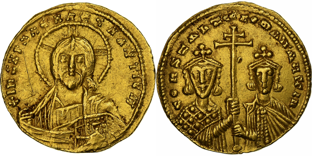 Constantine VII, with Romanus II