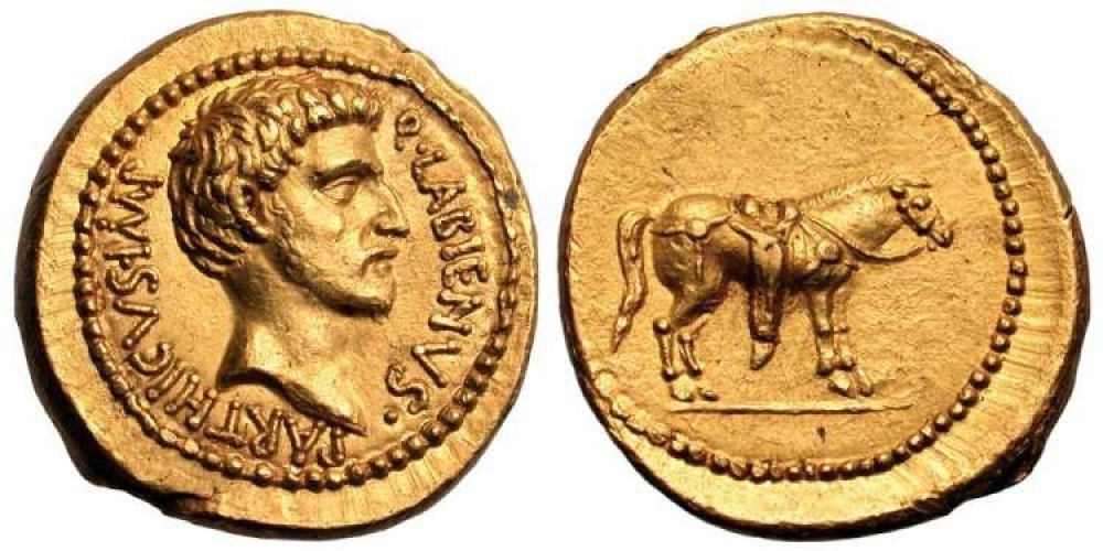 Quintus Labienus AV Aureus