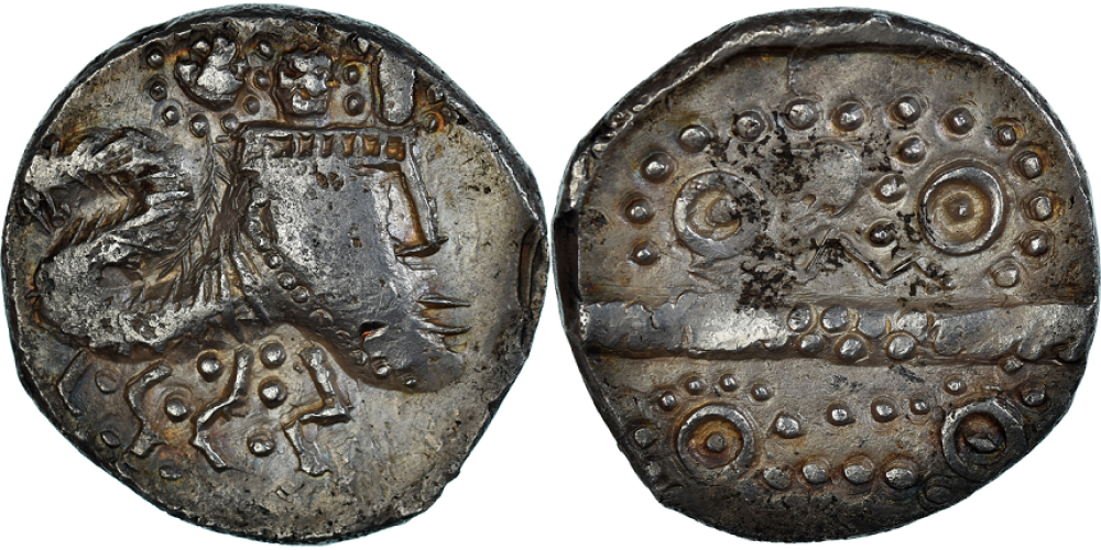 Coin, Eastern Europe, Danubian Celts, Tetradrachm, 2nd-1st century BC