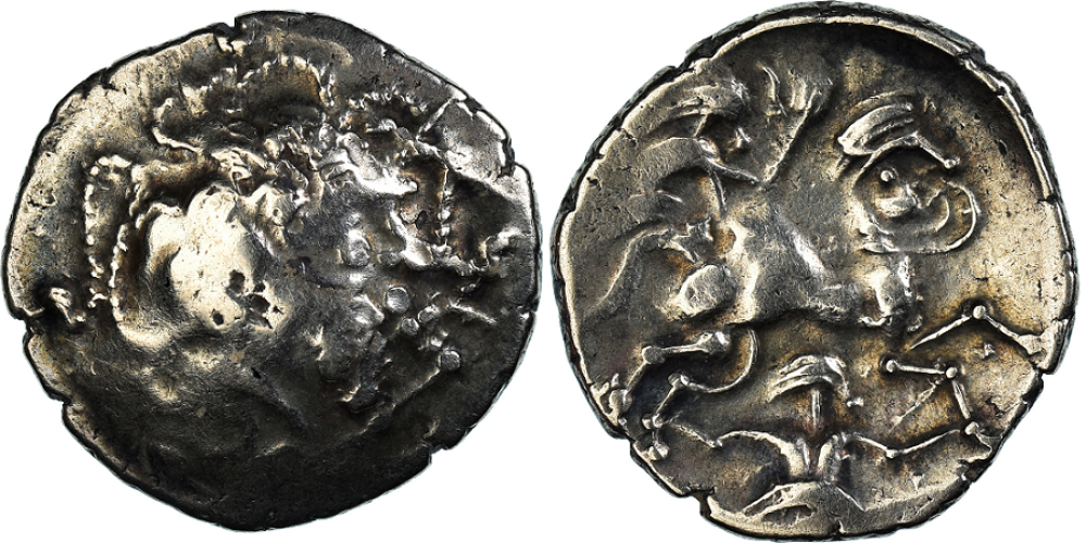 Coin, Northwest Gaul, Namnetes, Stater, 2nd-1st century BC, , Electrum