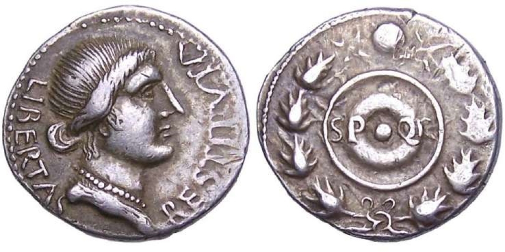 Civil War, Revolt of Vindex, AR Denarius