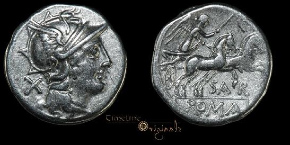 Atilius Saranus AR Republican Denarius