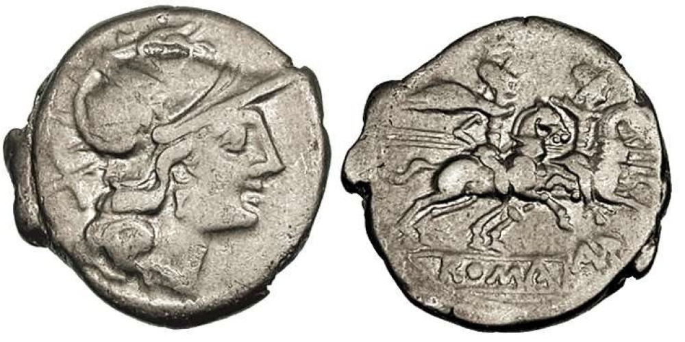 L. Autronius. . AR denarius
