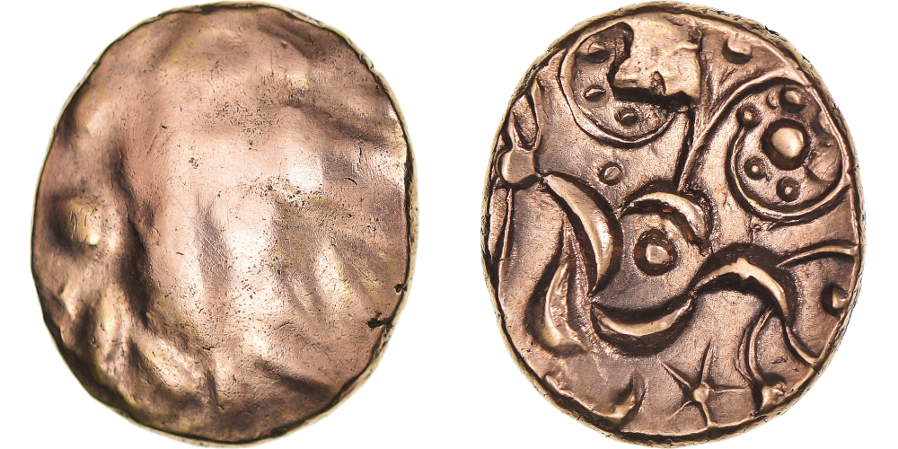 Coin, Britannia, Corieltauvi, Stater, ca. 45-10 BC, Sills mint B, owl eyes