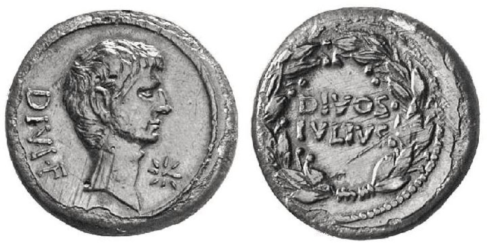Octavian and Julius Caesar