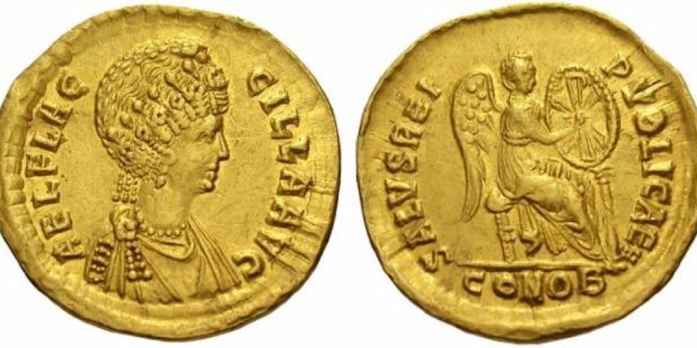 Aelia Flaccilla, AV Solidus, Constantinople.